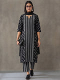 Floral Printed Straight Pure Cotton Kurta & Trousers Sets