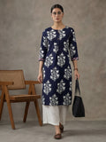 Floral Printed Straight Kurta