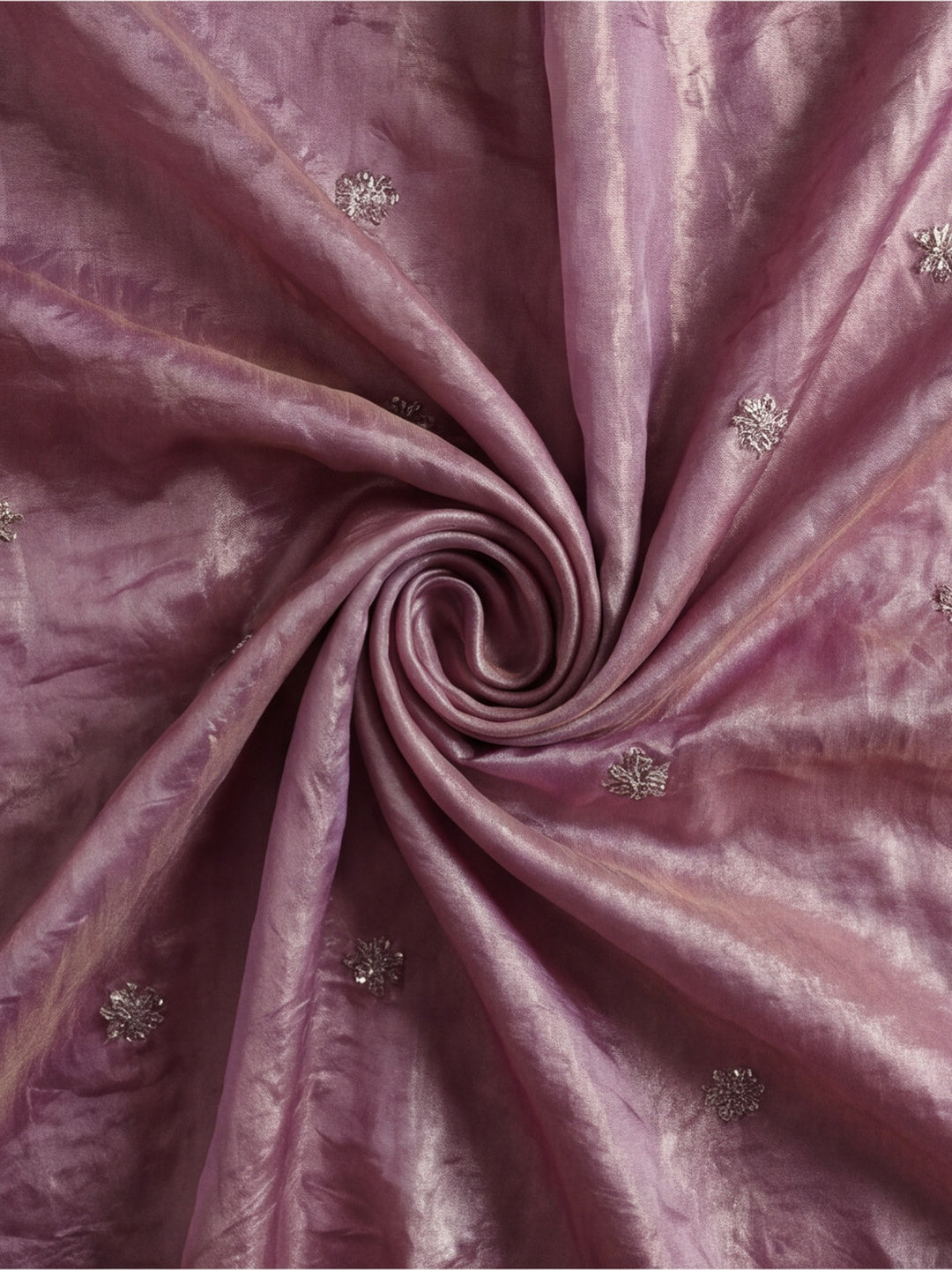Embroidered Work Silk Saree With Unstitched Blouse Piece