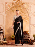 Designer Silk Saree With Fancy Lace Border With Unstitched Blouse Piece