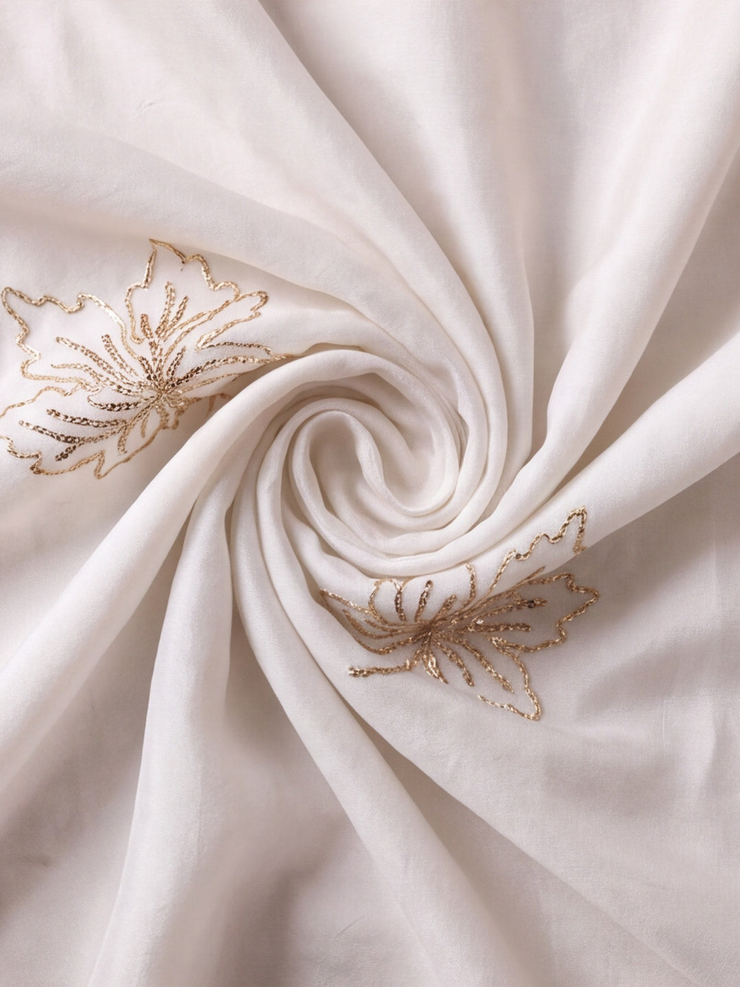 Embroidered Work Silk Saree With Unstitched Blouse Piece