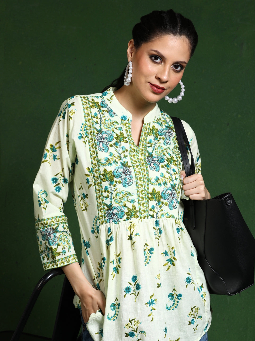 Floral Printed A-Line top