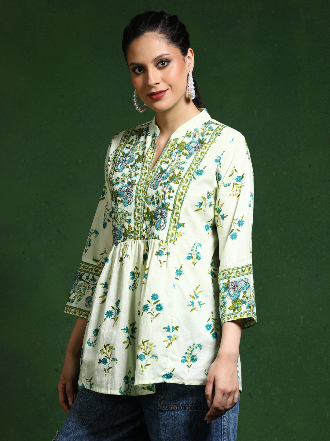 Floral Printed A-Line top