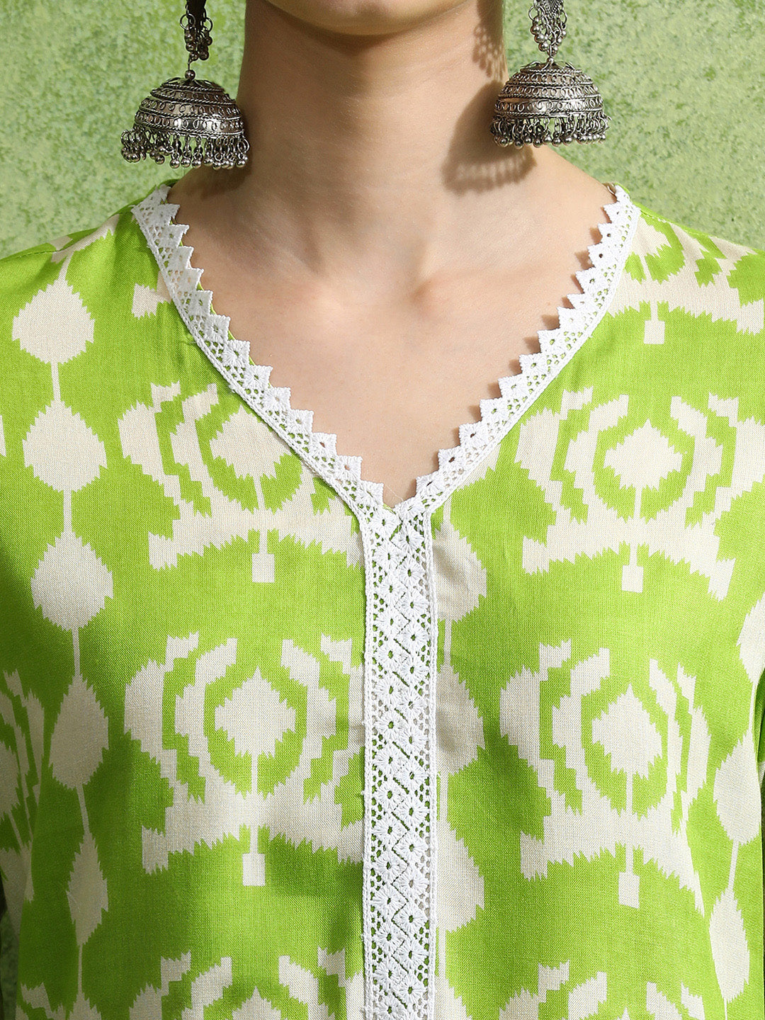 Floral Printed Straight Kurta