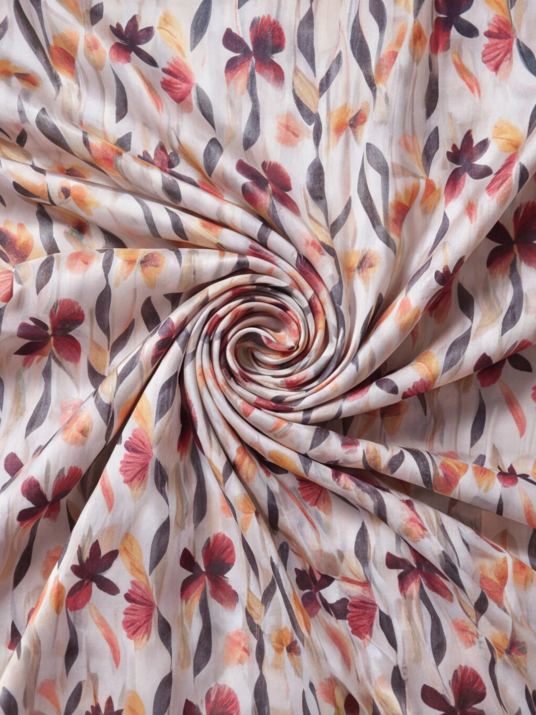 Trending Printed Chinon Ready To Wear Saree With Unstitched Blouse
