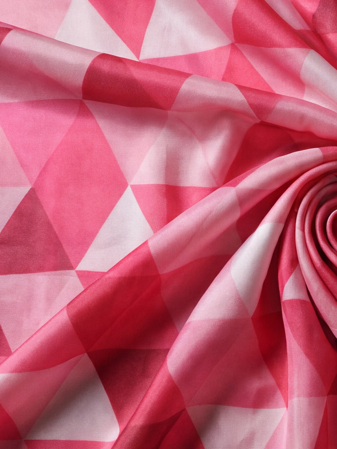 Beautiful Printed Chinon Ready To Wear Saree With Unstitched Blouse