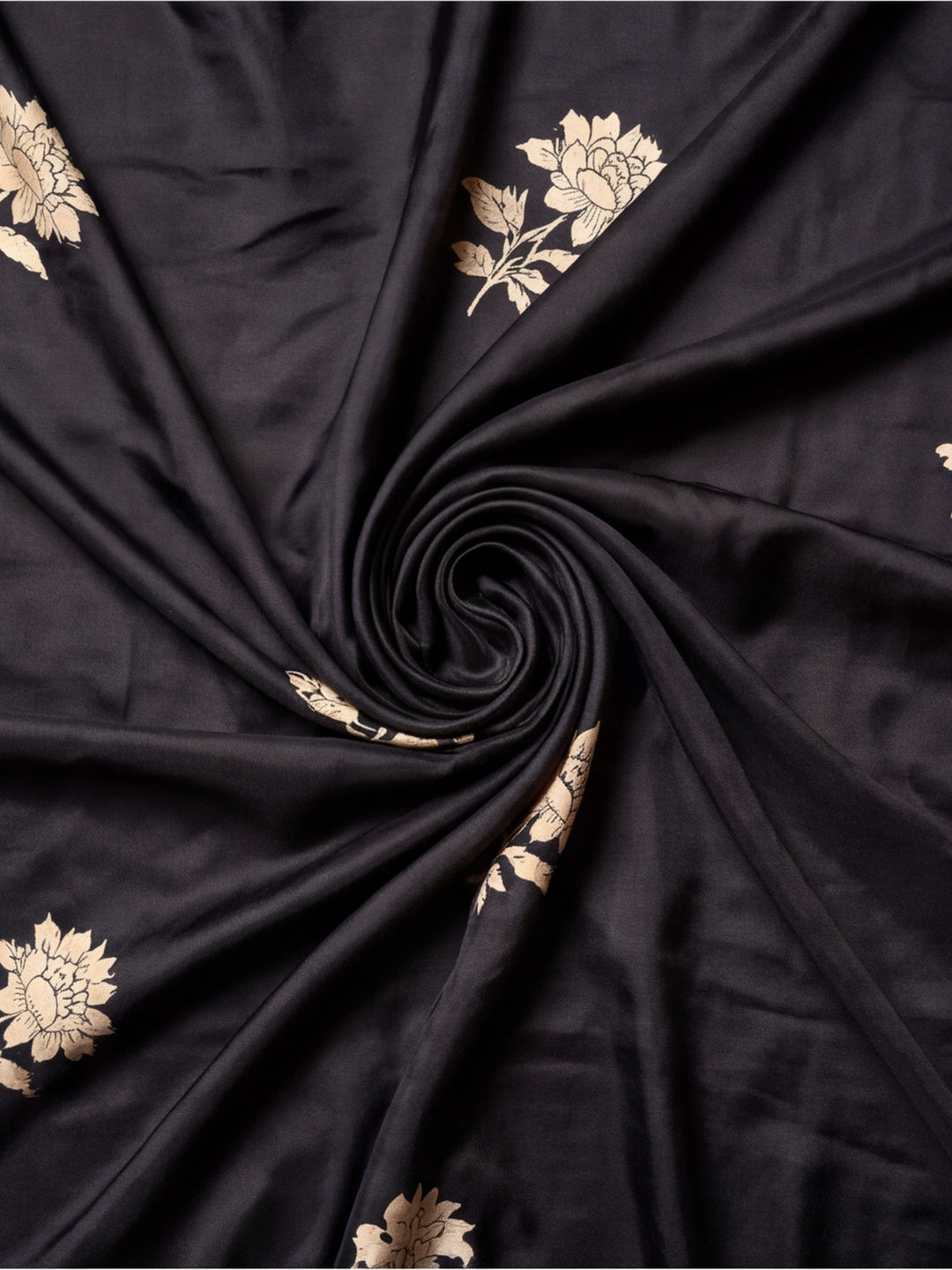 Beautiful Printed Chinon Ready To Wear Saree With Unstitched Blouse