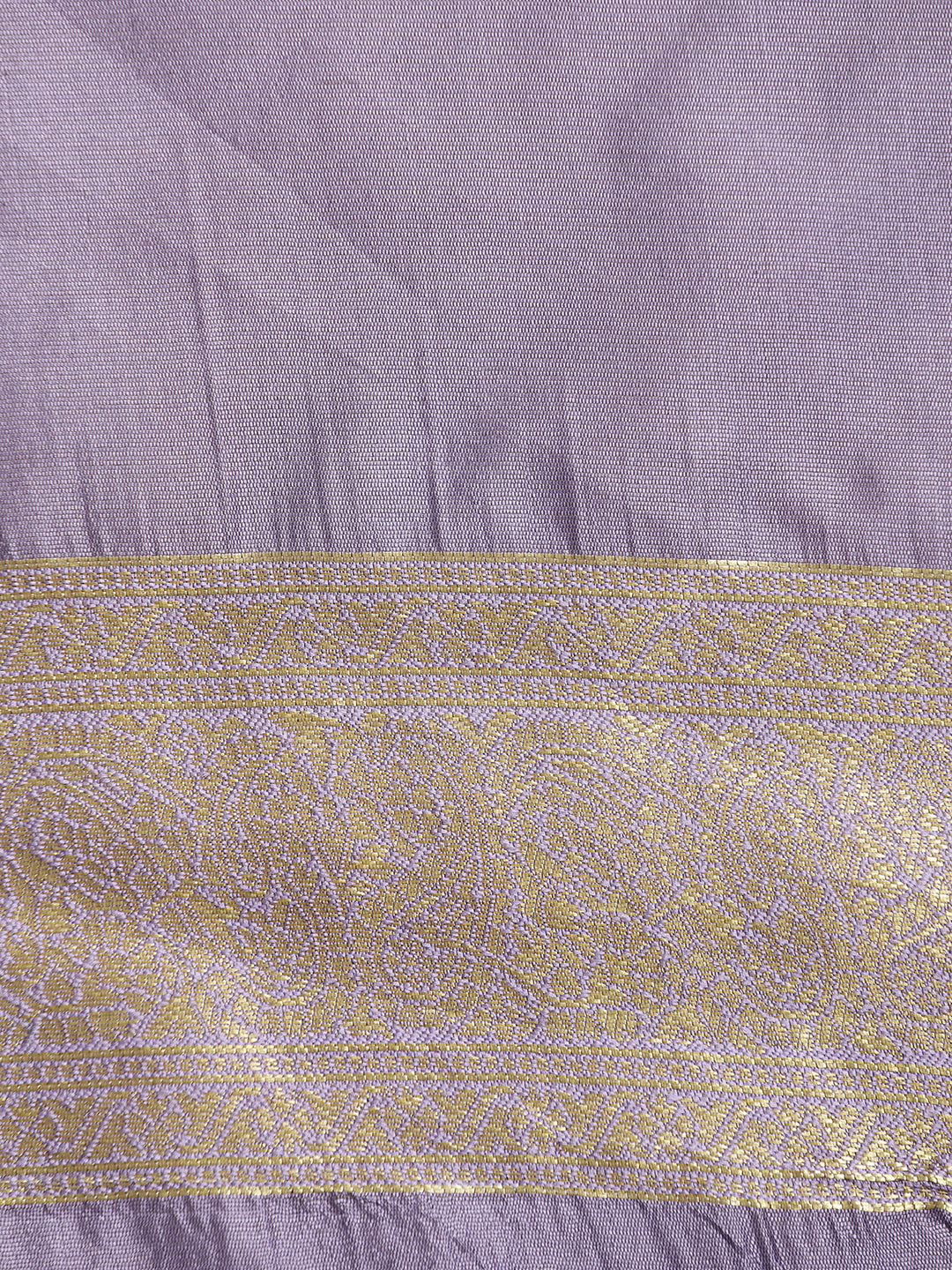 Violet Zari Woven Design Heavy Banarasi Saree