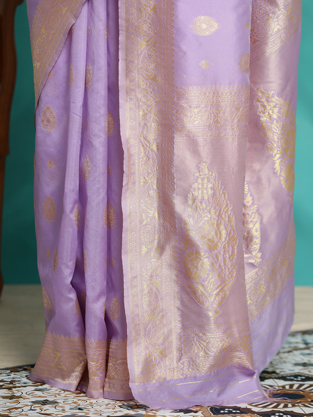 Zari Woven Party Wear Banarasi Saree