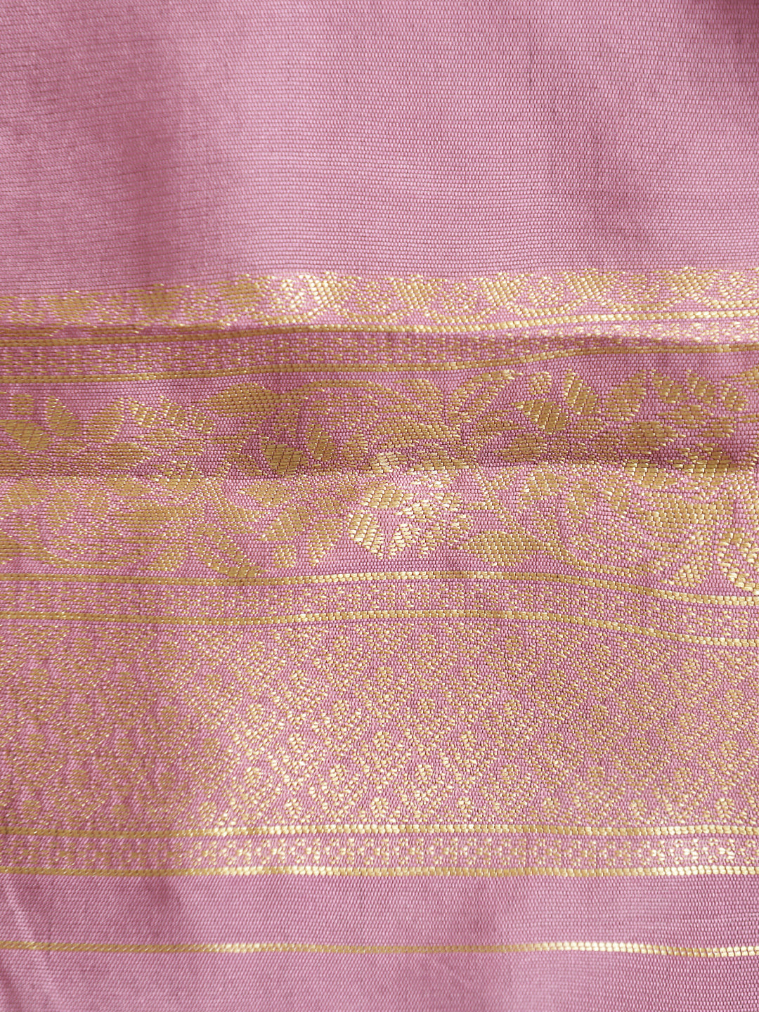 Pink Zari Woven Design Heavy Banarasi Saree