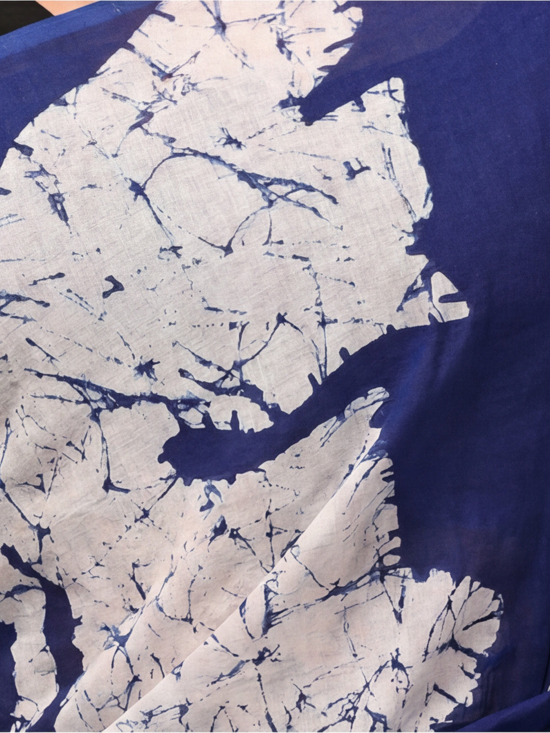 Tie and Dye Pure Cotton Saree with Unstiched Blouse