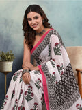 Tie and Dye Pure Cotton Saree with Unstiched Blouse