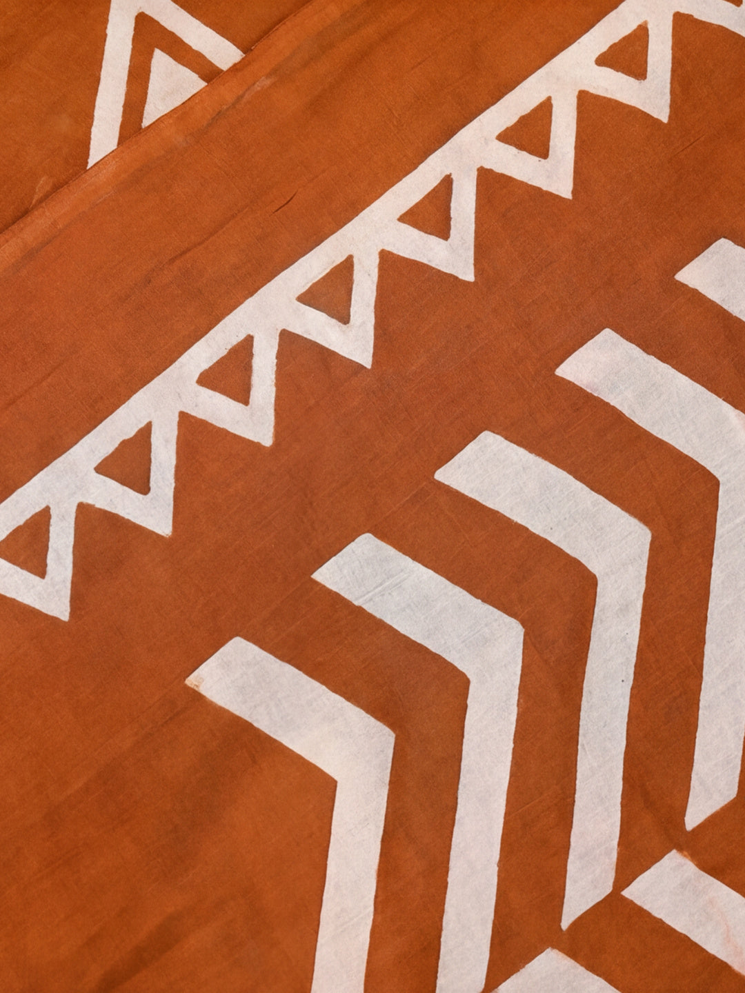 Geometric Pure Cotton Saree with Unstiched Blouse