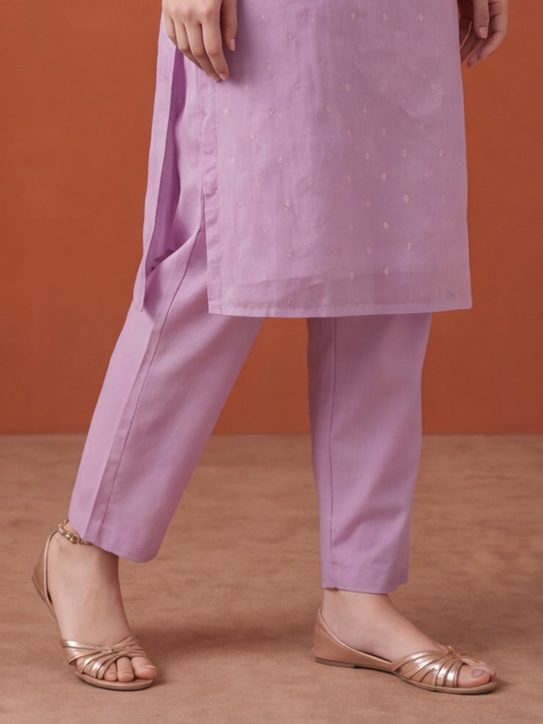 Women's Dark Baby Pink Embroidered Kurta Set with Yellow Dupatta | Festive Straight Ethnic Suit