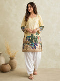 Women's Cotton Kalamkari Printed Full-Sleeve Tunic
