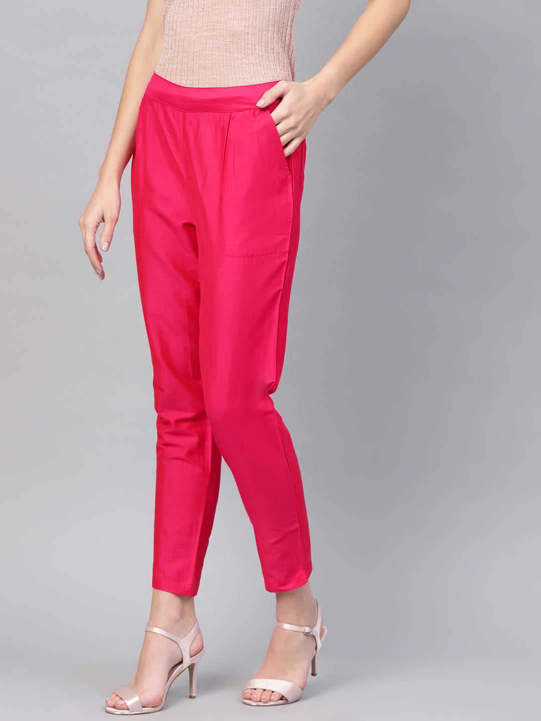 Rani Solid Chanderi Pant