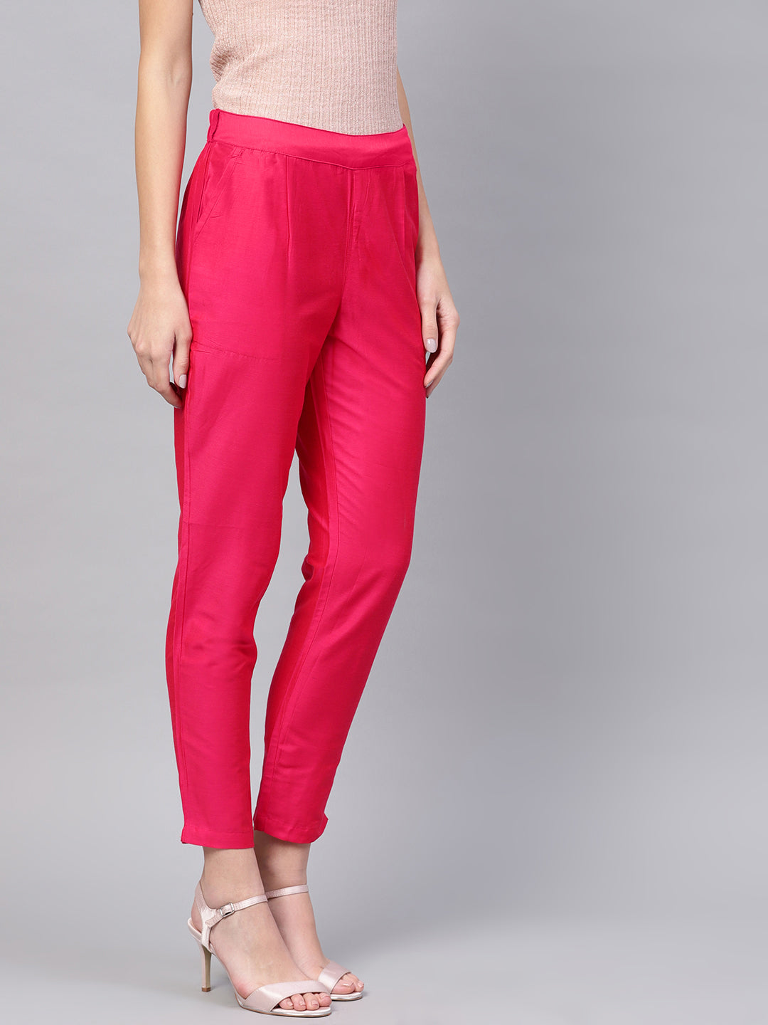 Rani Solid Chanderi Pant