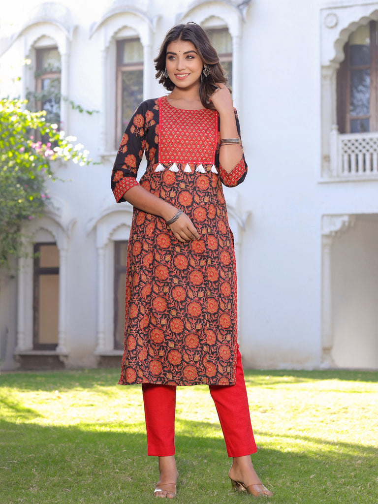 Buy online Pink Cotton Kurta Pant Set from ethnic wear for Women by Juniper  for 2079 at 53 off  2023 Limeroadcom