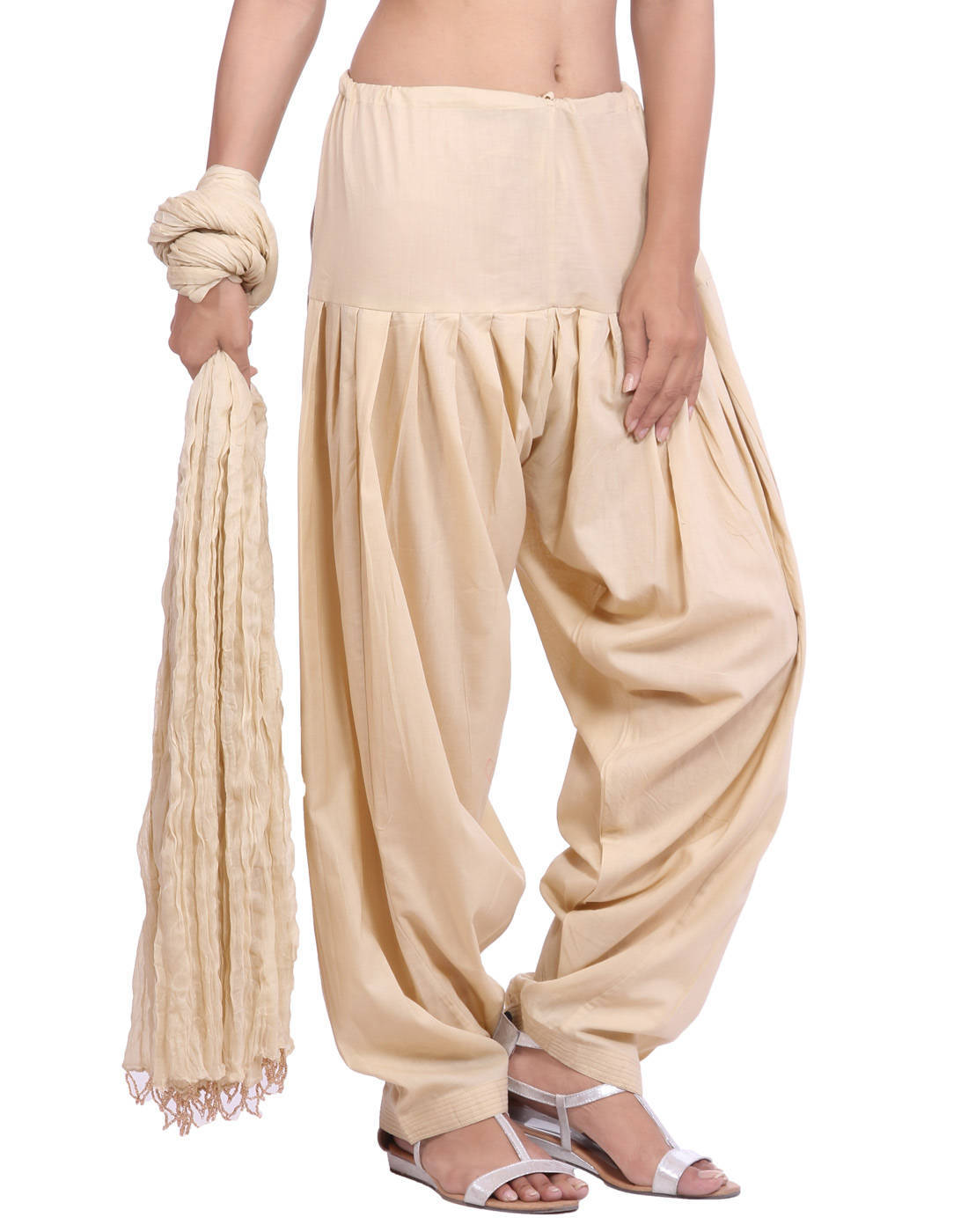 Buy MoomayaSolid Punjabi Patiala Salwar Dhoti Pants for Women Elastic  Waist Relaxed Baggy Trousers Online at desertcartINDIA
